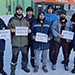 Строители амбулатории в Мончегорске на пикете потребовали погасить задолженность по зарплатам