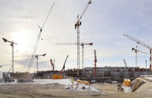 На строительстве объекта в моногороде Димитровграде работниками АО "Институт "Оргэнергострой" проведена акция протеста из-за долгов по зарплате