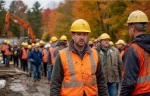 Строителями ООО "СтройТраст" в Омске приостановлены работы по причине невыплаты зарплаты