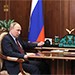 Президент РФ В Путин обсудил с главой РСПП А.Шохиным новые вызовы для экономики страны