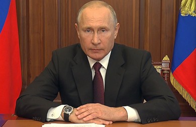 Президент РФ В.Путин заявил о полном восстановлении экономики страны после пандемии